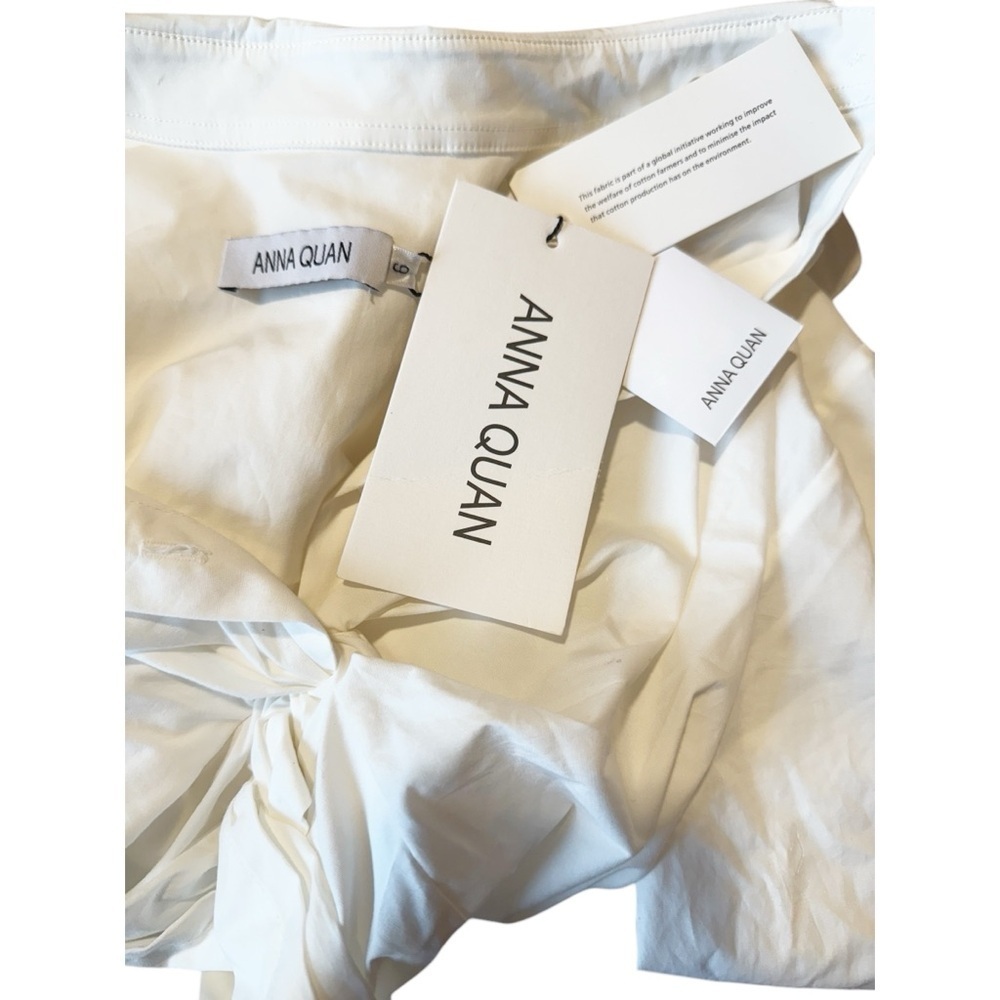 Anna Quan Lola White Cutout Mini Dress Size 6 NWT Designer - Picture 5 of 6